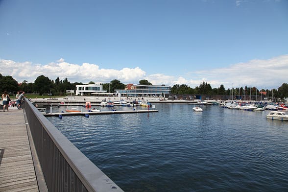 Der Hafen am Senftenberger See.