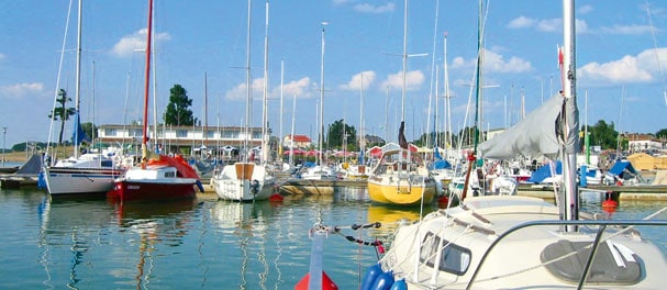In der Marina am Pier 1 ist Platz für mindestens 200 Boote. Foto: Pier1.de