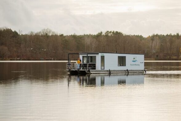 Uralub auf dem Hausboot in der Brandenburgischen Seenplatte